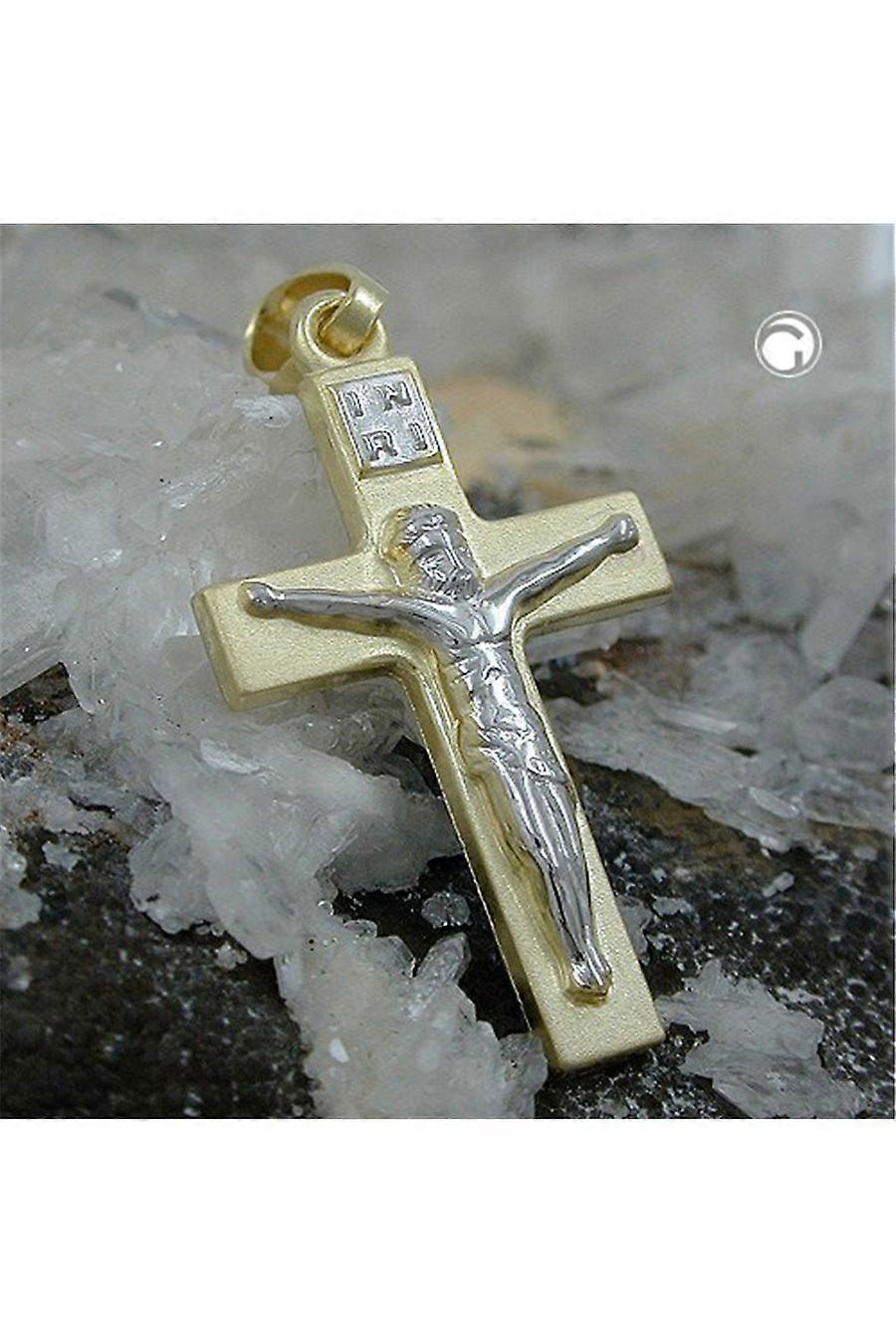 Pendant Crucifix With Christ 14k Gold - Gl430632