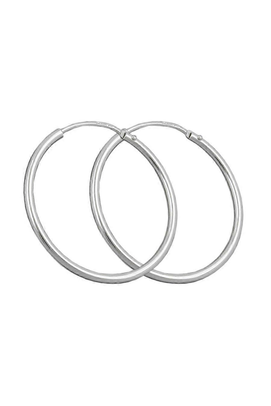 Hoop Earrings 25mm Silver 925 - Gl90025