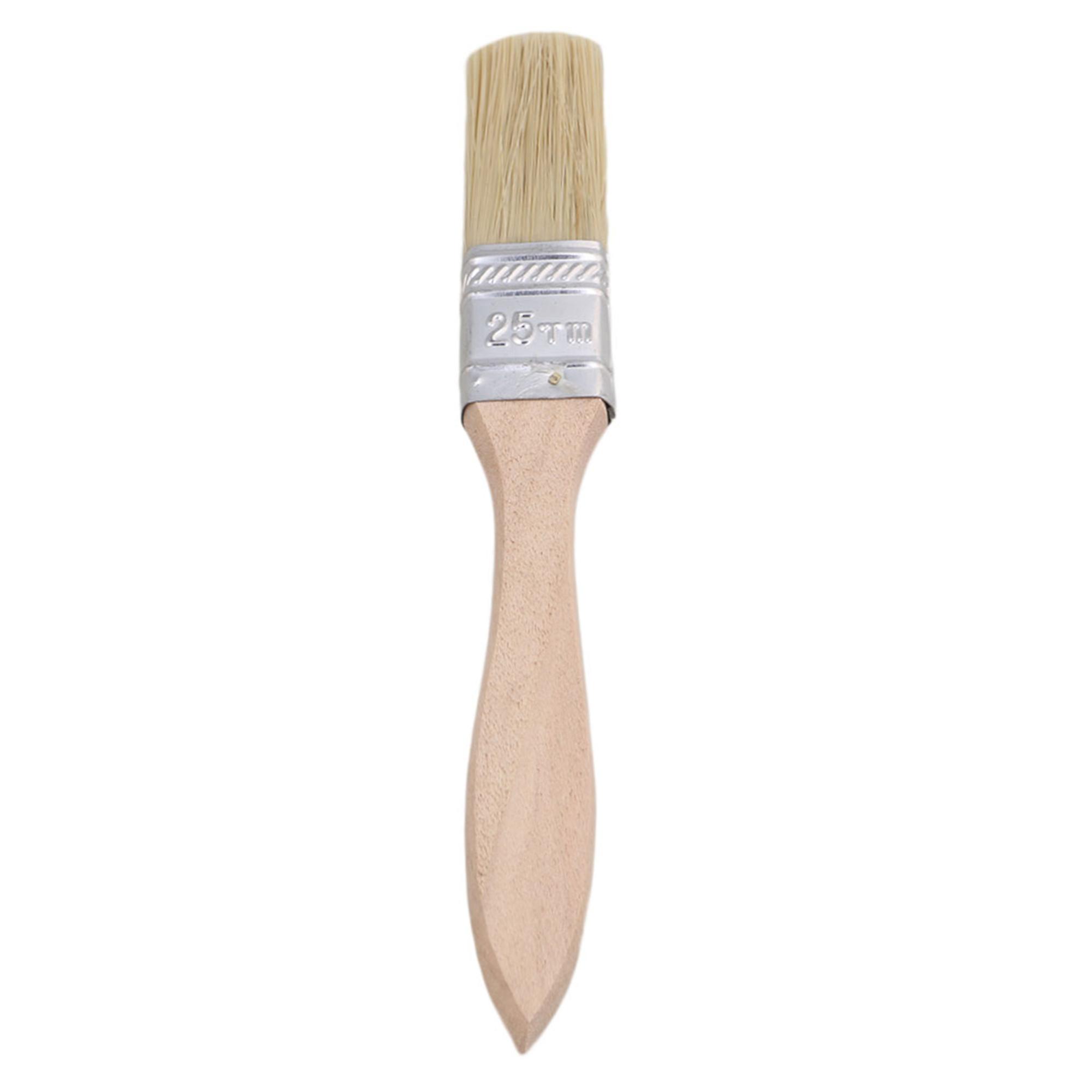 20x Thick Wood Handle Chip Brushes for Paint Stains Varnishes 17x2CM