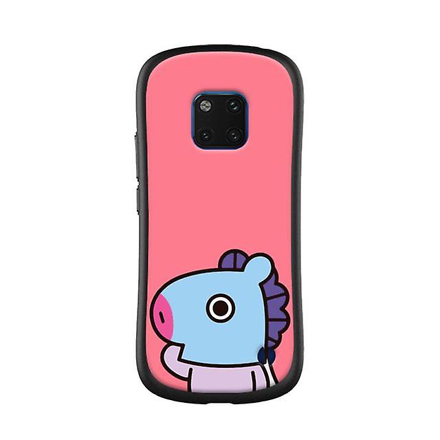 Huawei Mate 20 Soft Personality Shockproof Protective Case - Pink