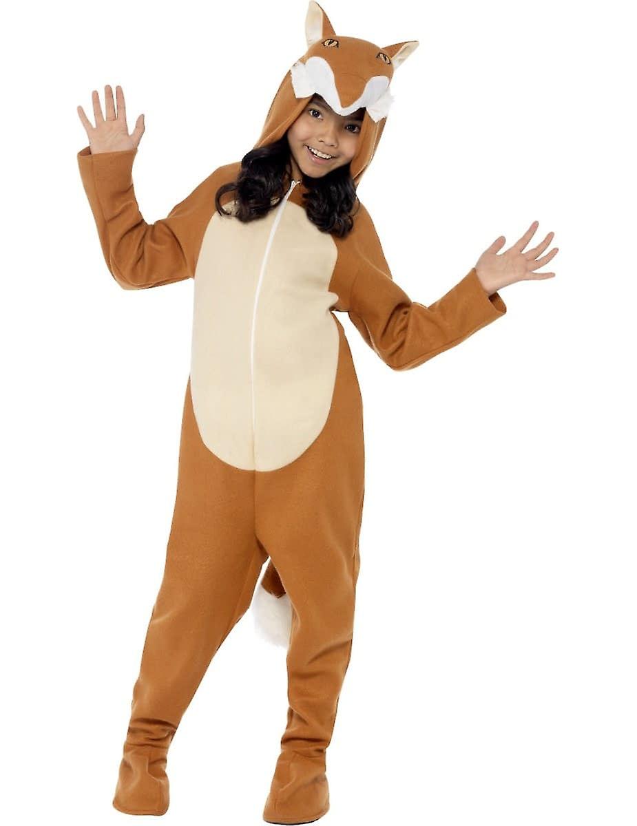 Children's fox jumpsuit costume