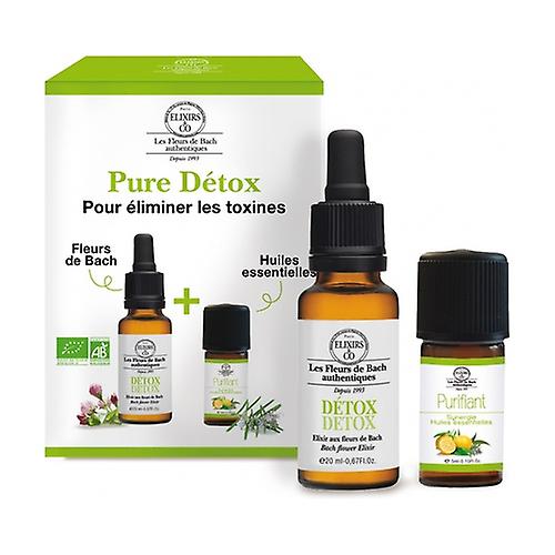 Duos Pure Detox - Elixir 20ml & Essential Oils 5ml 2 units