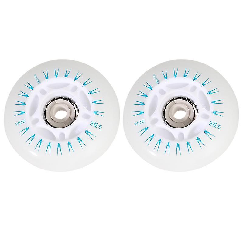2pcs Flashing Ice Skates Wheels