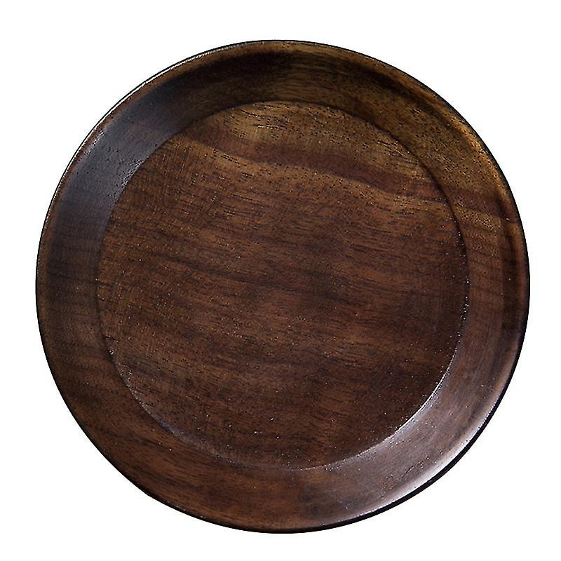 1pcs Round Wood Fruit Plate