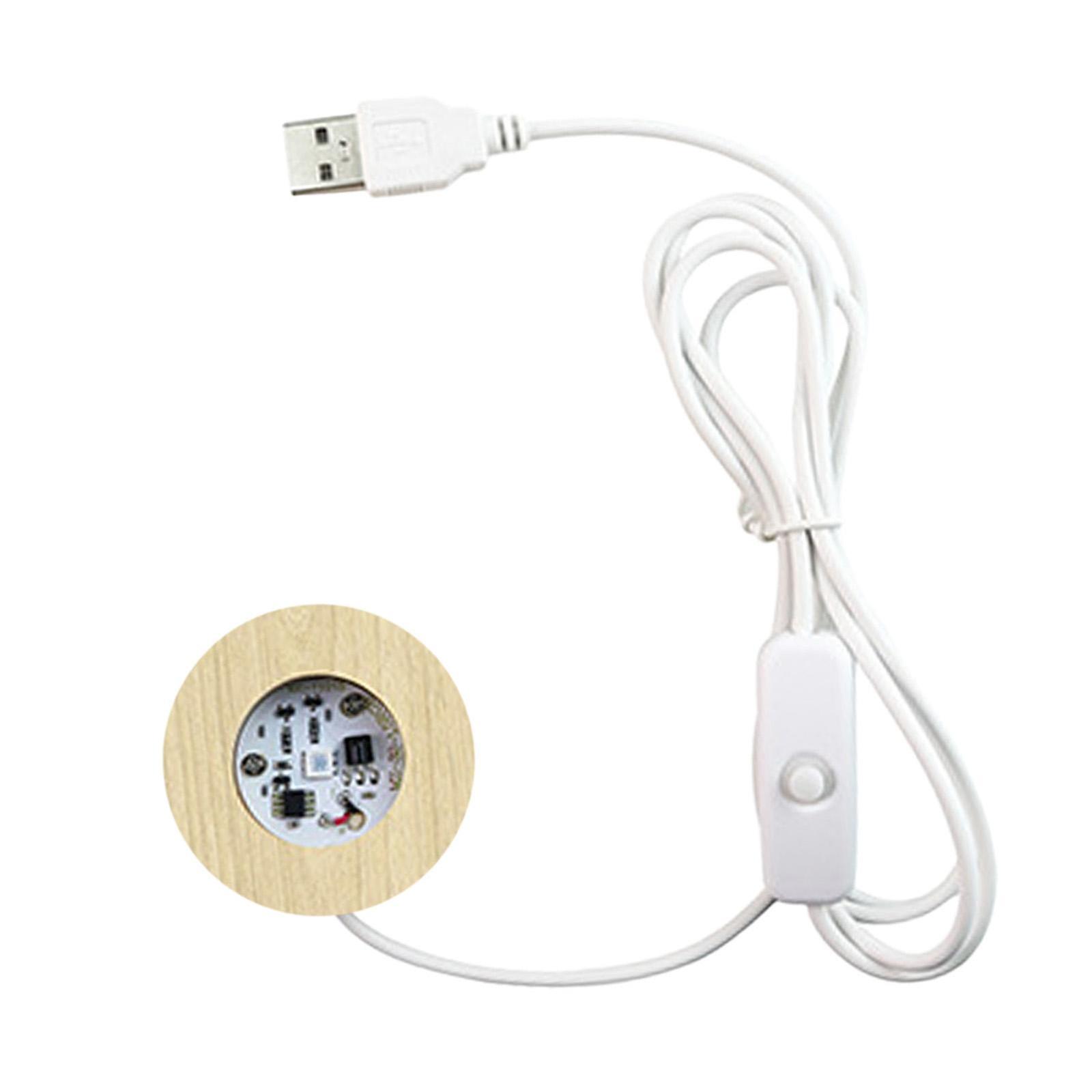 LED Wood Display Base for 3D Glass Ball Arts Light Display Base for Kids Home Colorful