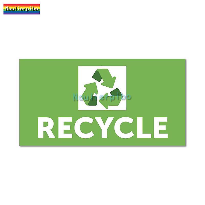 Creative Recycle Anti Scratch Reflective Car Decal Suitable For Park Garbage Bin Office Garbage Bin Sanitation Car Pvc Decal