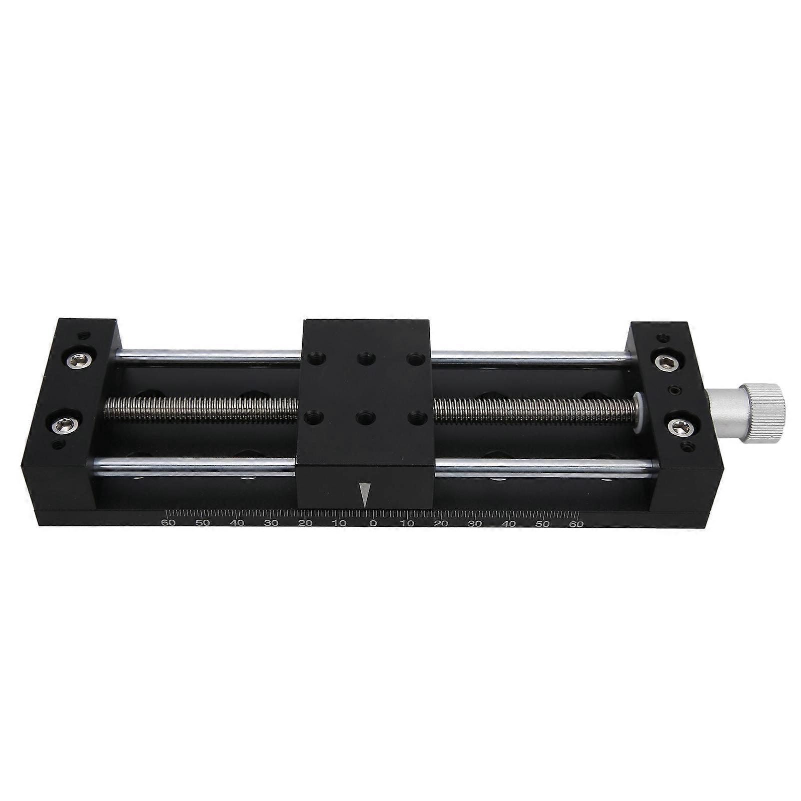 X Linear Stage Aluminum Alloy Fine Tune Manual Table Platform Sp60a-db120 40 X 60mm