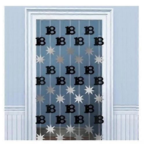 Amscan Time To Party String 18th Party Curtain