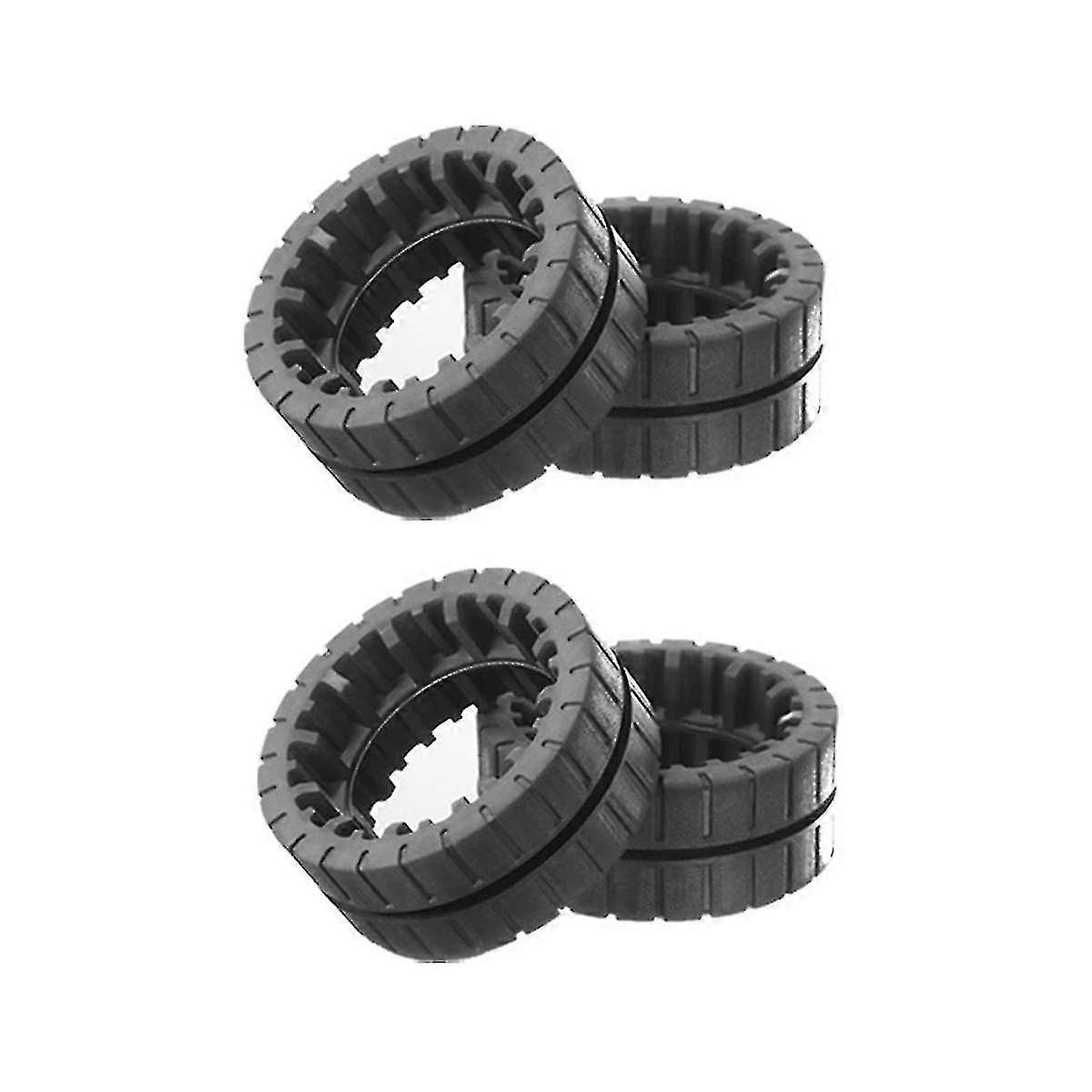 4 Pcs Pneus de roue non de remplacement pour Jet M6 (6110) (6012) (6112) (6113) Partie aspirateur robot