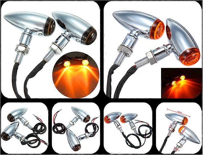 Motorcycle AccessoriesHarley Cruise Prince Car Modification Retro Bullet Type LED Turn Signals, Turn Lights, Command Lights