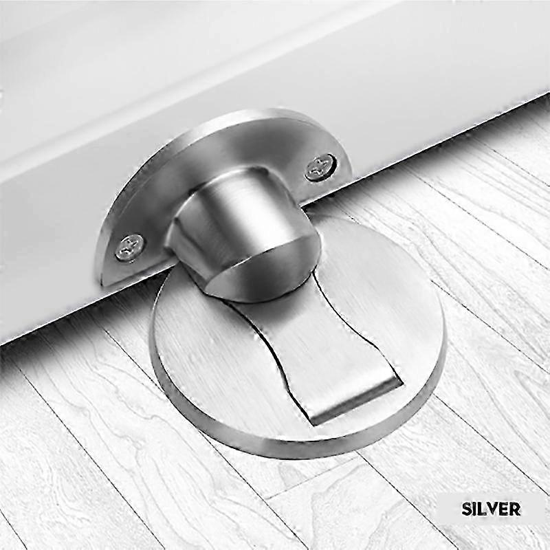 304 in acciaio inox invisibile magnetico porta catch stopper pavimento in metallo anticollisione fermaporta