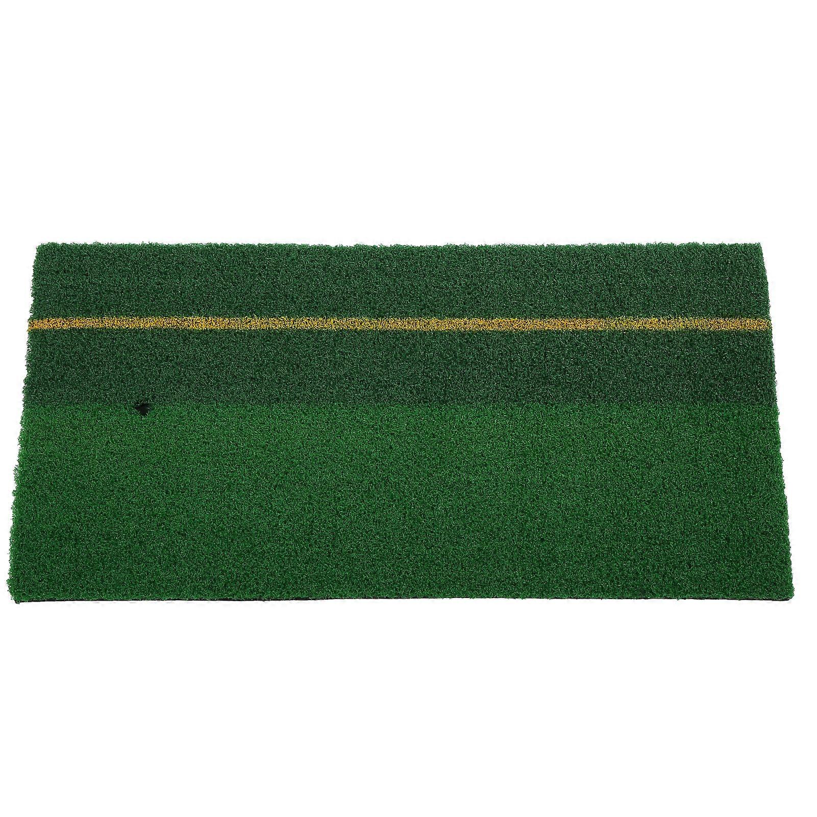 Golf Indoor Double Color Grass With Marking Swing Mat Portable Mini Practicing Pad