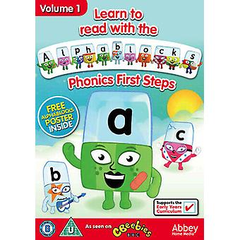 Alphablocks DVD アルファブロックス　フォニックス Alphablocks Volume 1 - Phonics First Steps DVD (2013) Rebecca