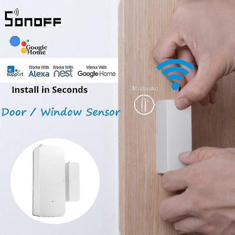 1-30pcs Sonoff Dw2 Wifi Door Sensor Window Human Detector Home Security