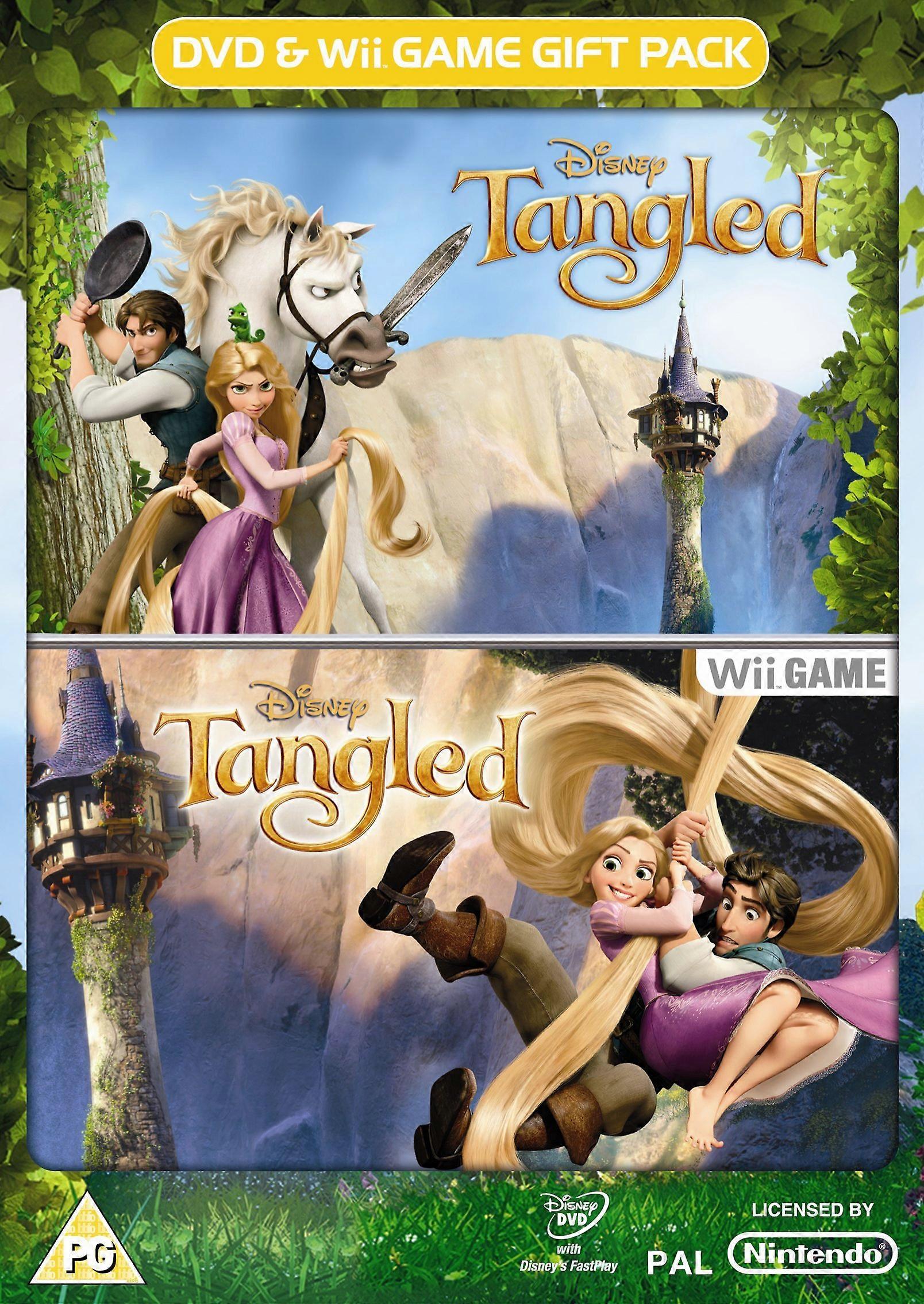 Tangled Bundle Includes Game and Movie DVD (Wii) - PAL - New & Sealed