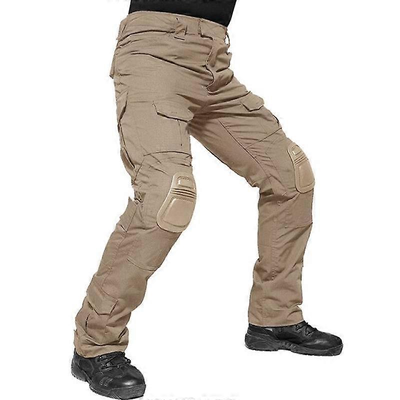 Männer Militärhose mit Knieschützern Taktische Tarnung Hose Airsoft Armee Soldat Combat Hose Paintball Kleidung
