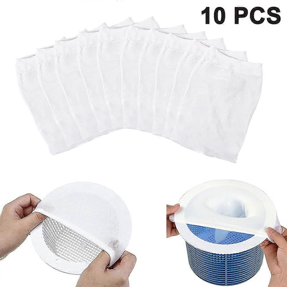 Pool Skimmer Socks - Perfect Savers compatible with Filters, Baskets, and Skimmers - The Ideal Sock/Net/Saver to Protect Your Inground or Above Ground