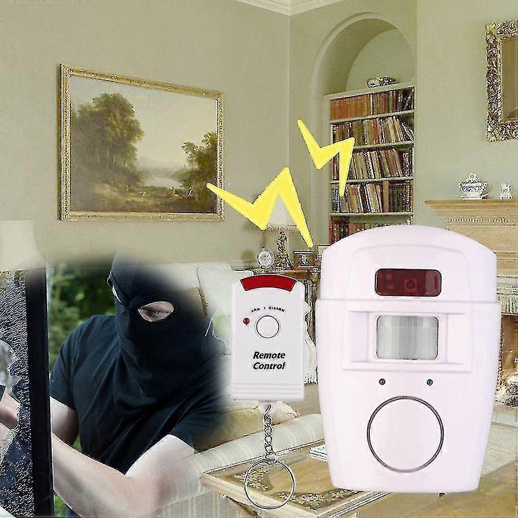 Yyh-new Pir Motion Sensor Home Shed Burgular Alarm System Wireless Security Kit