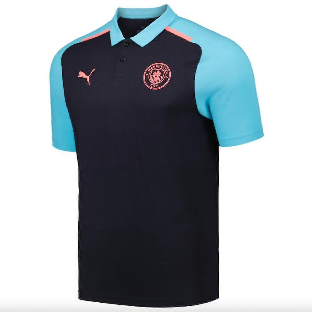 2023-2024 曼城休闲 Polo 衫(深海军蓝)