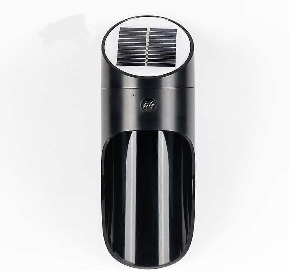 Applique con induzione del corpo umano Led Solar Wall Light all'esterno Impermeabile Road Light Black Shell White Light White
