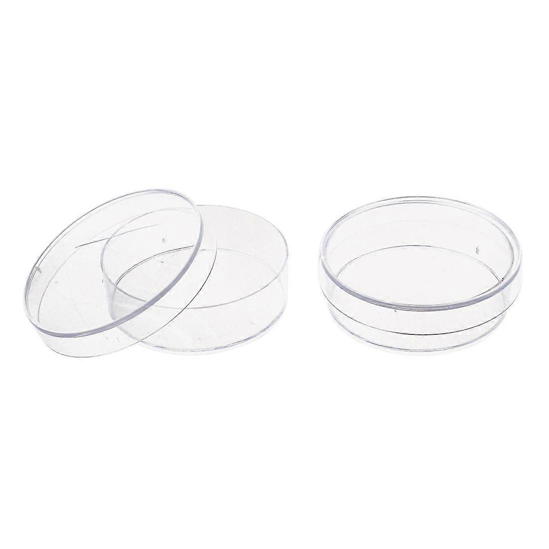 10 τεμ. 35mm x 10mm αποστειρωμένα πλαστικά πιάτα με καπάκι για πλάκα LB (διαφανές χρώμα)