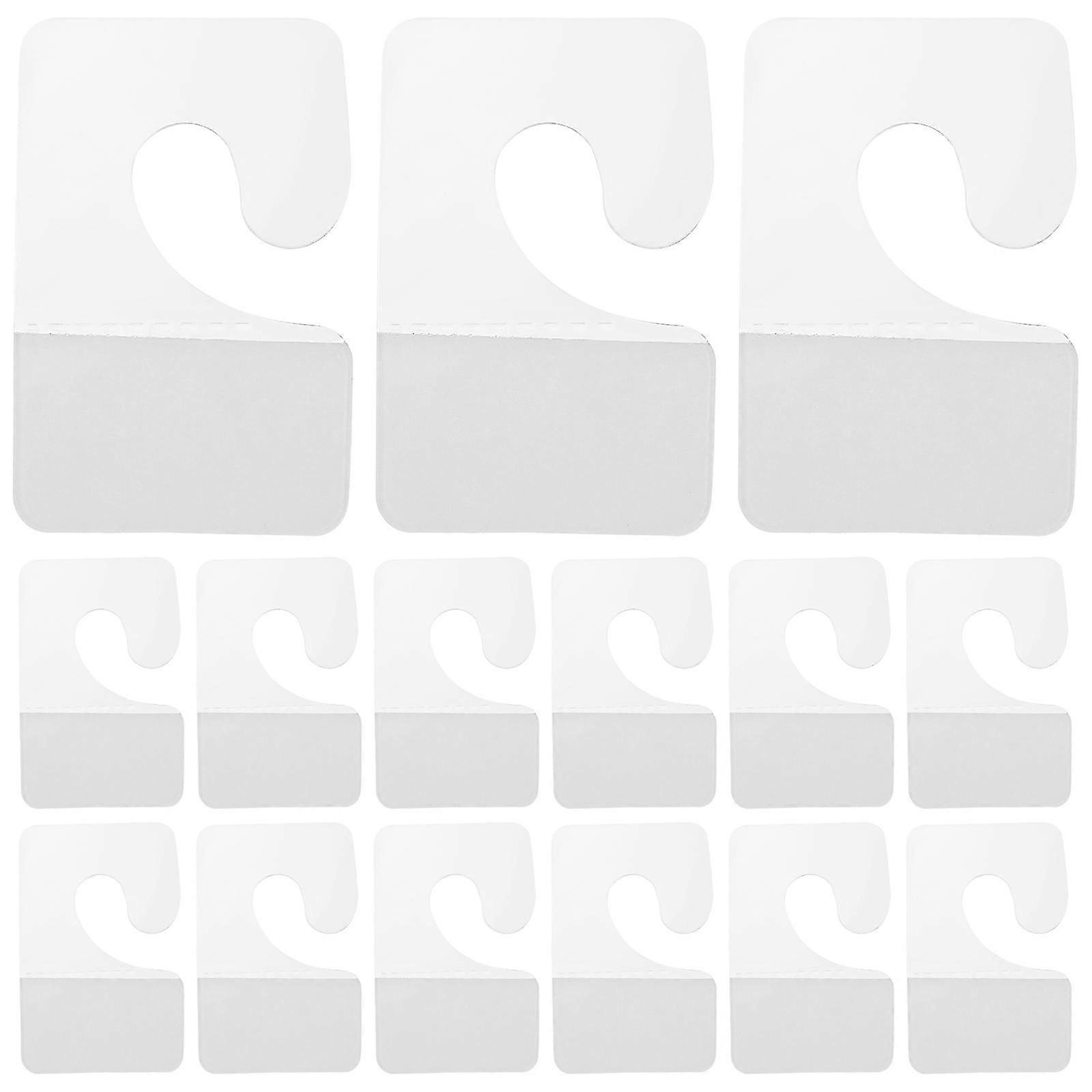 200 Pcs Clear Hooks Hanging Adhesive Hanging Tabs Clear Hanging Tabs Self Adhesive Hooks Retail Display Hanging Tabs