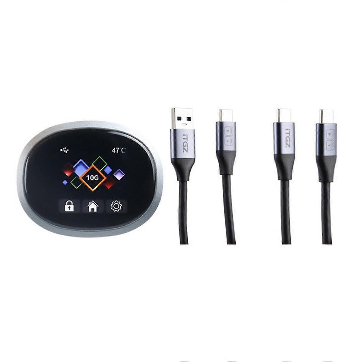 RTL9210B M.2 Smart Password SSD 10 Gbit/s 2230 NGFF/NVME Dual-Protokoll-Solid-State-Laufwerksgehäuse SSD 256 GB