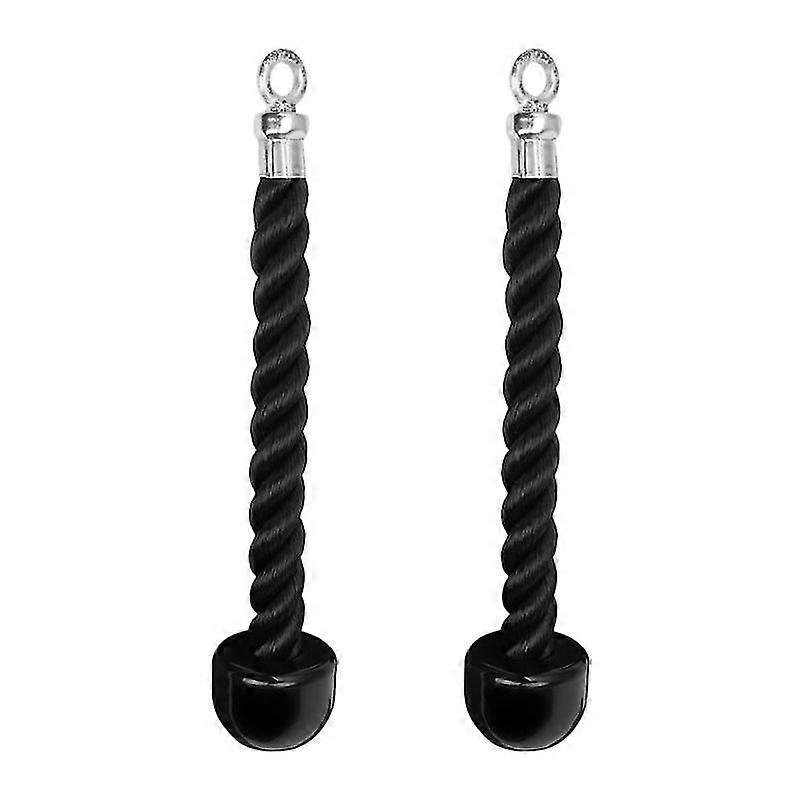 2 Pcs Triceps Rope Single Grip Pull Down Bicep Rope Exercises Attachment Device