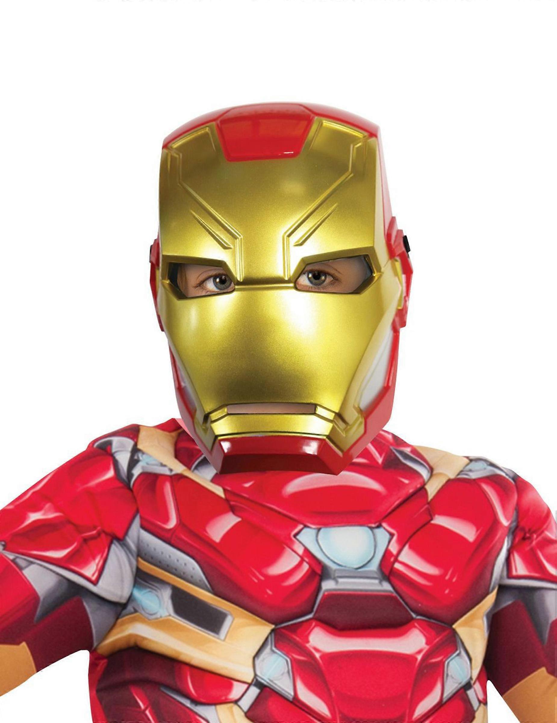 Iron Man Plastic Half Mask for Kids