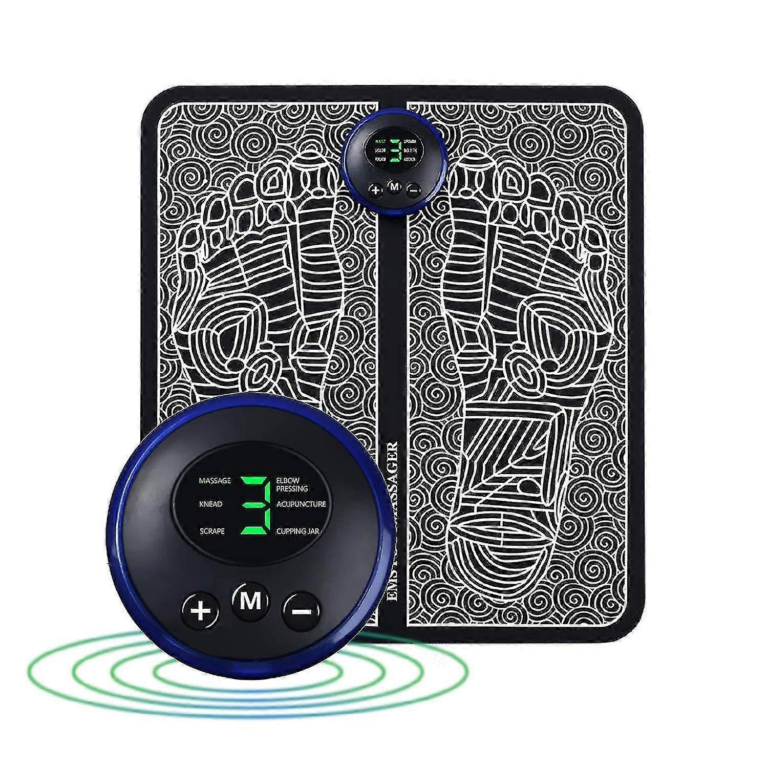 Ems Electric Feet Massager For Circulation Foot Reflexology Massager Feet Circulation Massager-6 Modes 9 Intensities