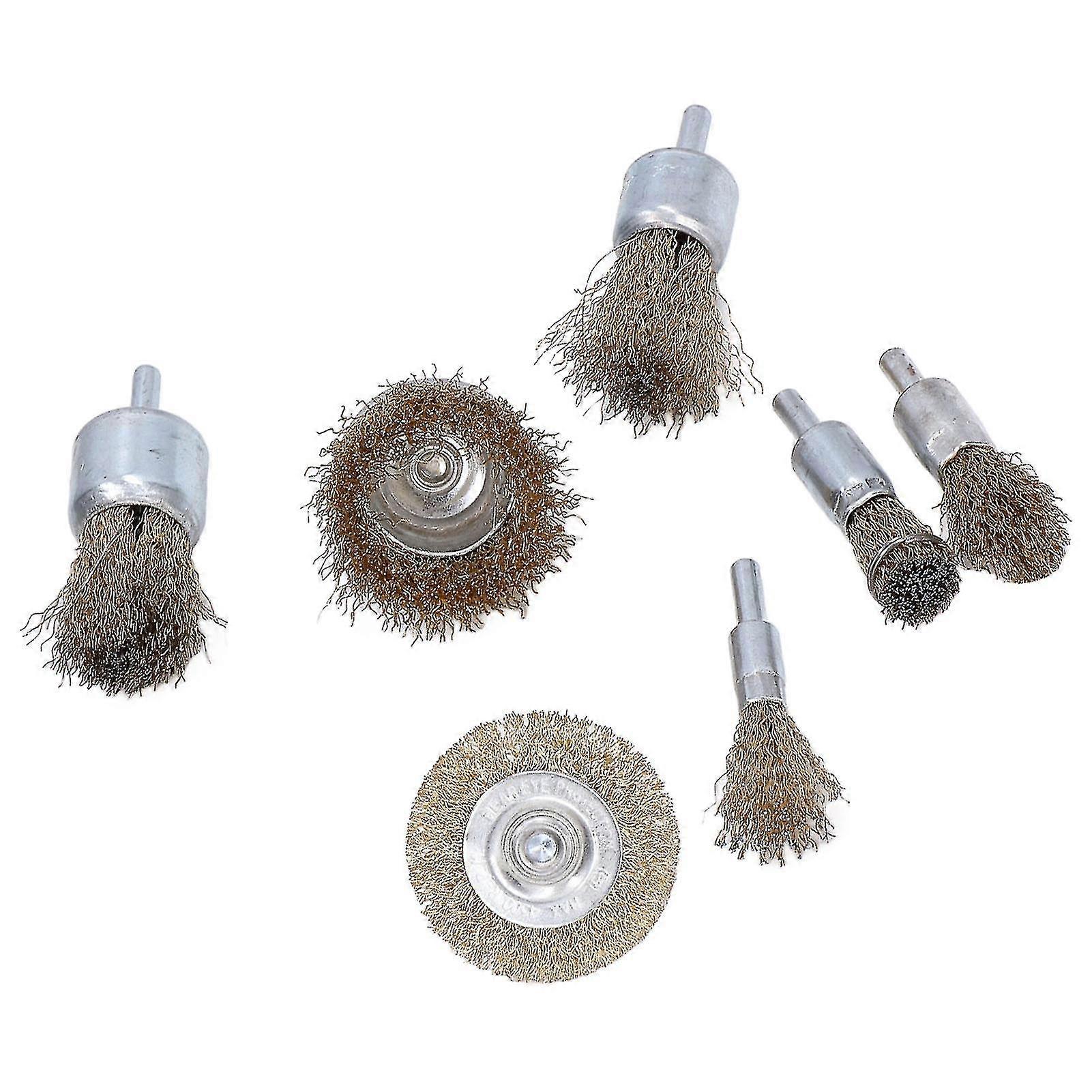 , 9pcs, Rust Removal, Brass Stainless, Cleaning Brush