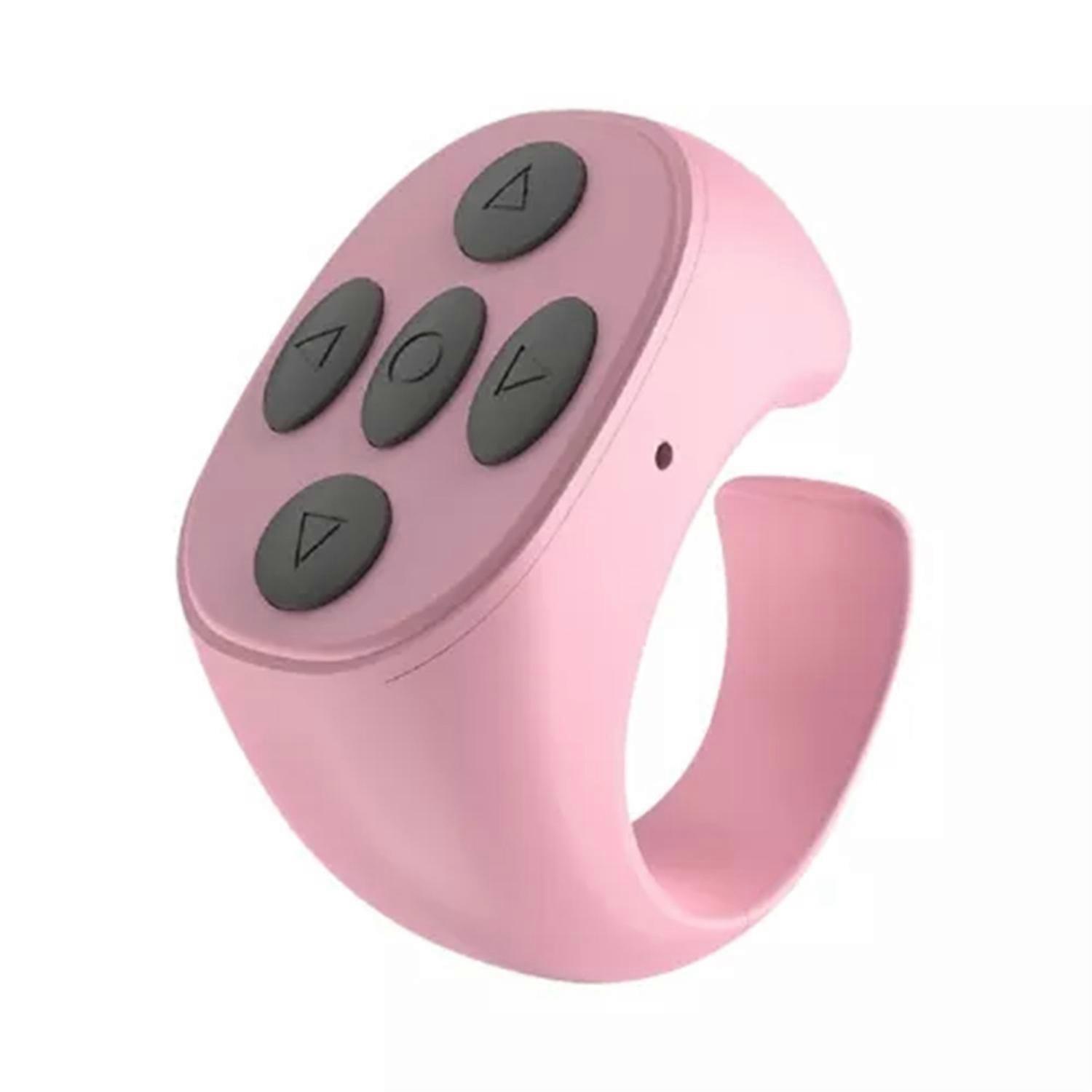 Remote Bluetooth Controller for Selfies and Page Turning, Durable and Rechargeable