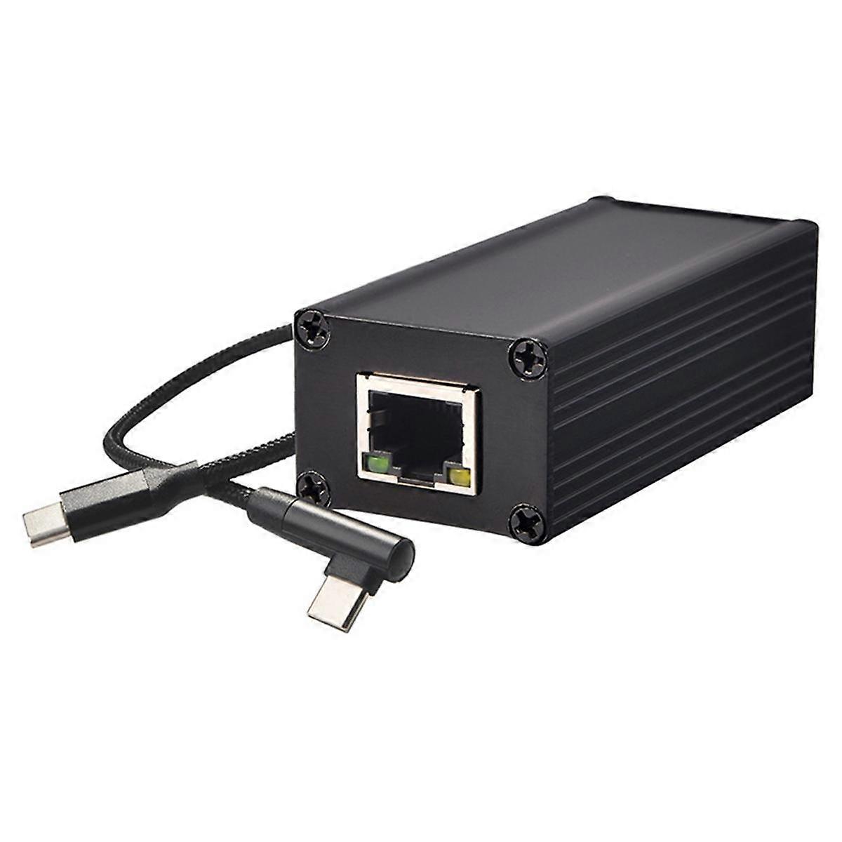 POE Power Supply Network Card POE to USB-C Network Card POE Network Card 5V 9V Adaptive USB-C Netwo