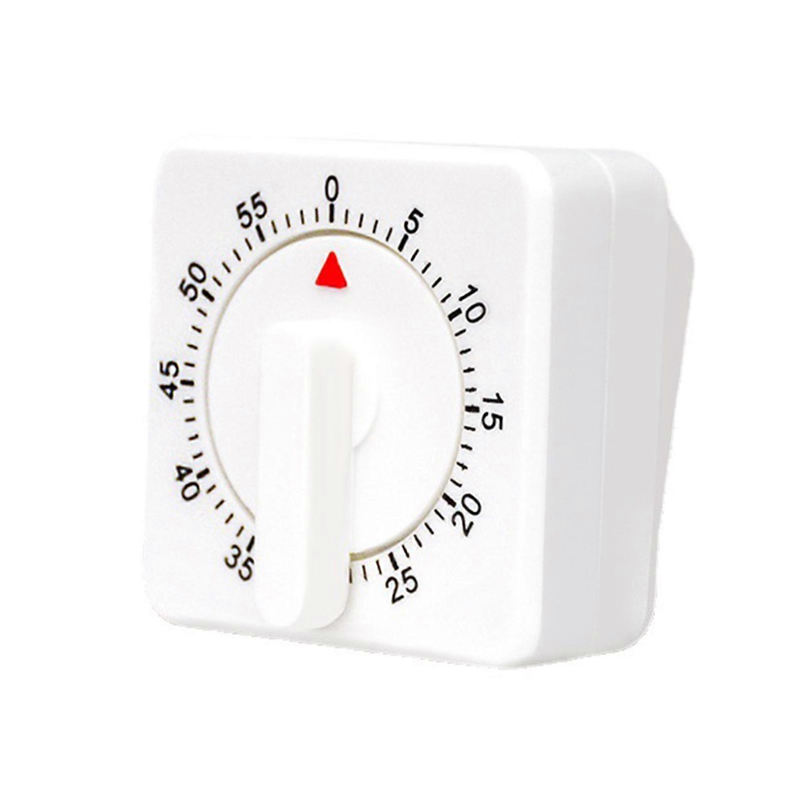 Mechanical Kitchen Timer Square 60 Minute Portable Battery-free Timer for Cooking Baking And Time Management