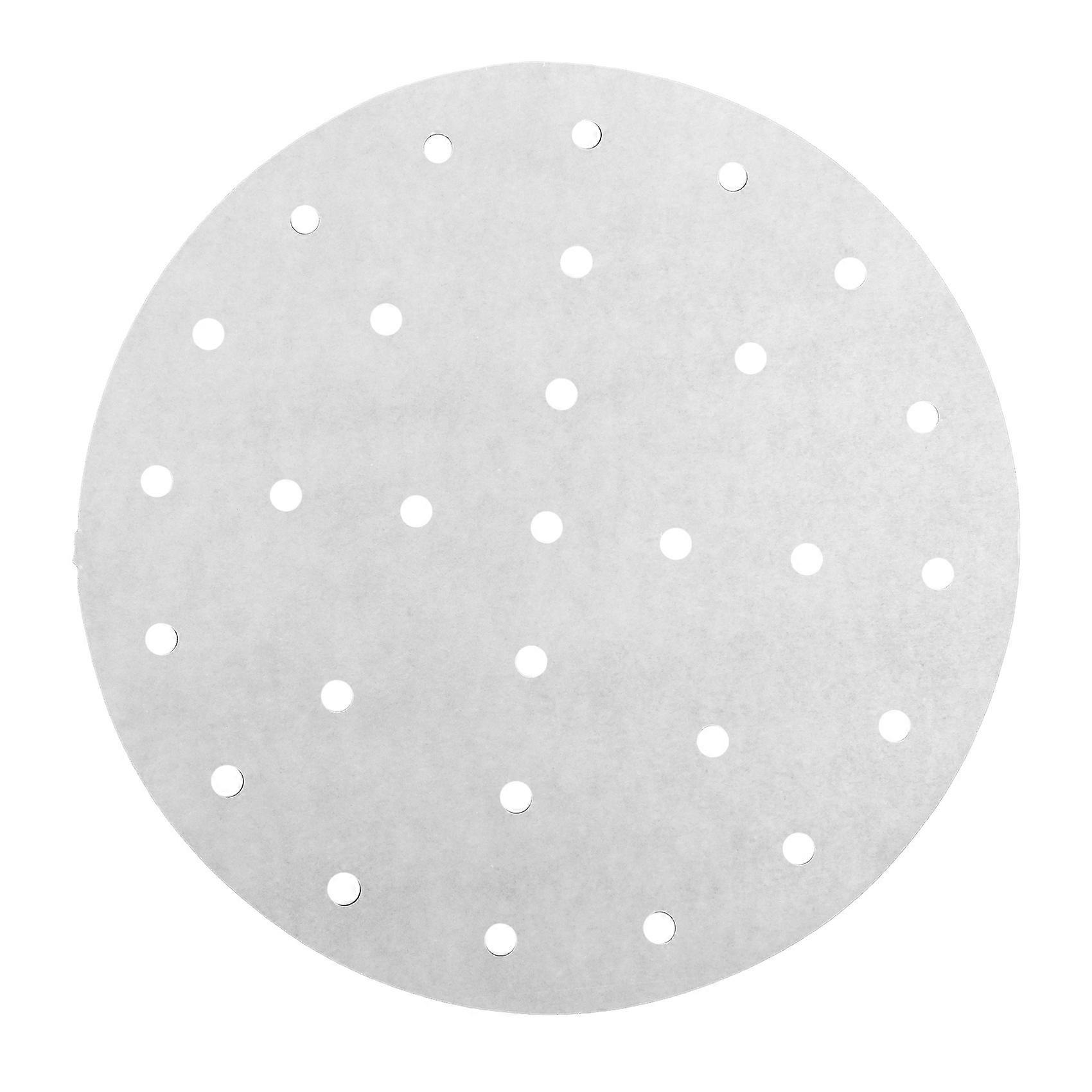 200 Piece Perforated Parchment Paper 7 Inch Round Liner Non-Stick Pad