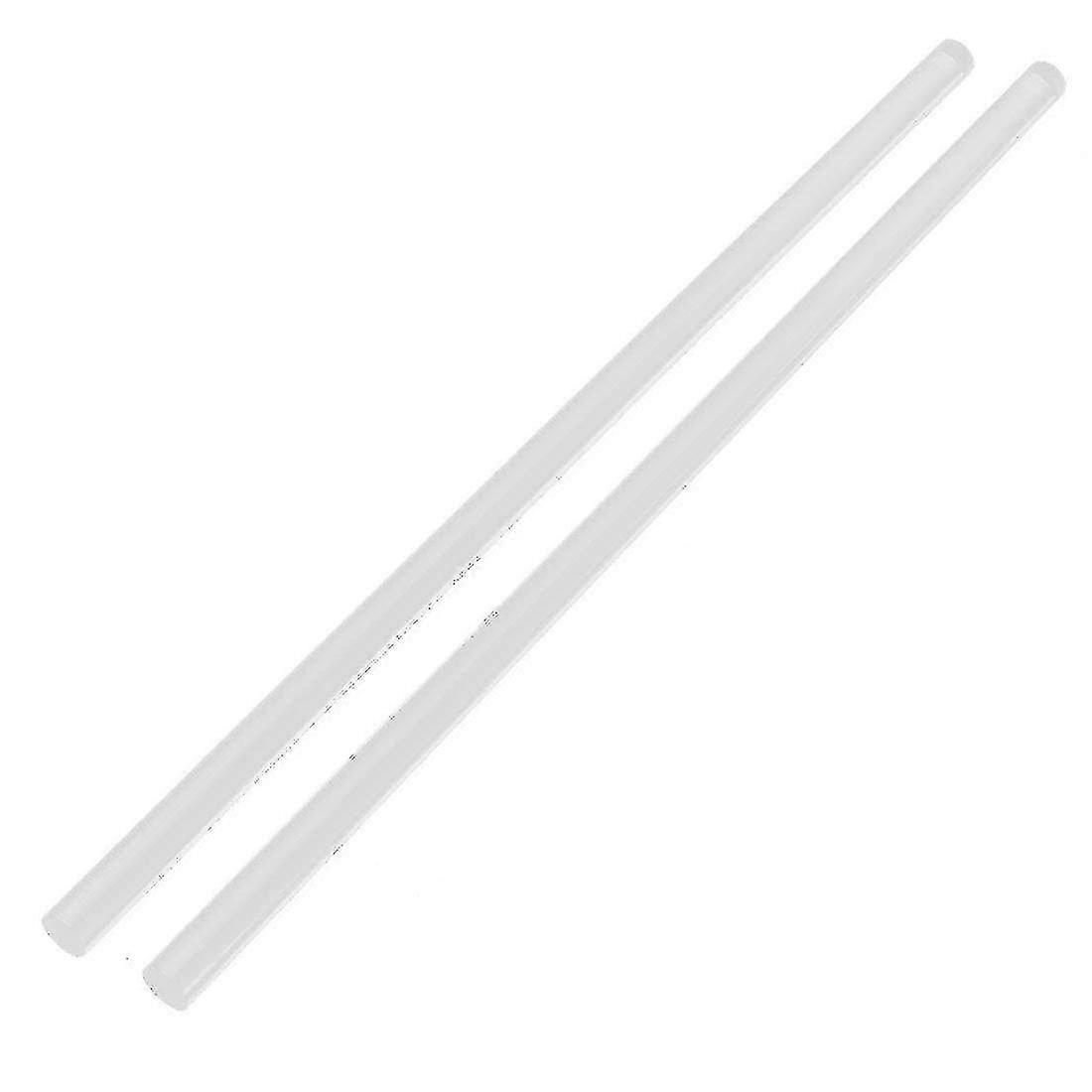 3mmx250mm Round Shape Solid Acrylic Rod Pmma Extruded Bar Clear 2pcs