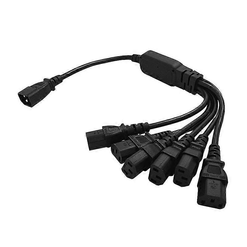 Power Extension Cord, One-Point Six-Intermediate -Line High-Power C14 to 6XC13 Power Cord for Ups Pdu(1.5M)