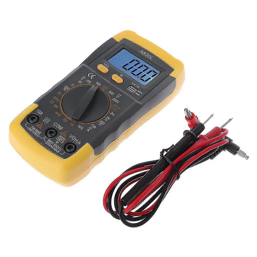 Lcd Portable Ac/for Dc Ammeter Voltmeter Ohm Voltage Tester Meter Multimetro
