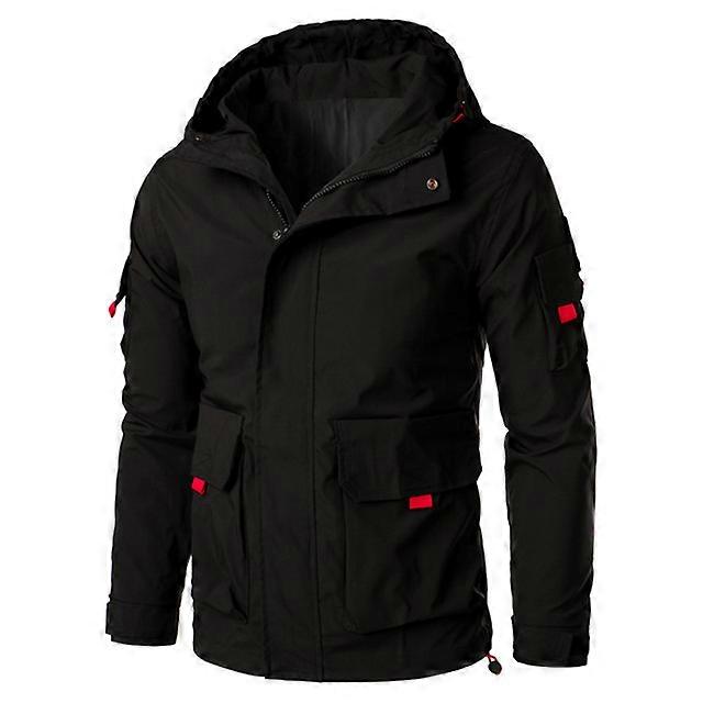 Jackets Men's Spring And Autumn Multi-Pocket - Beige