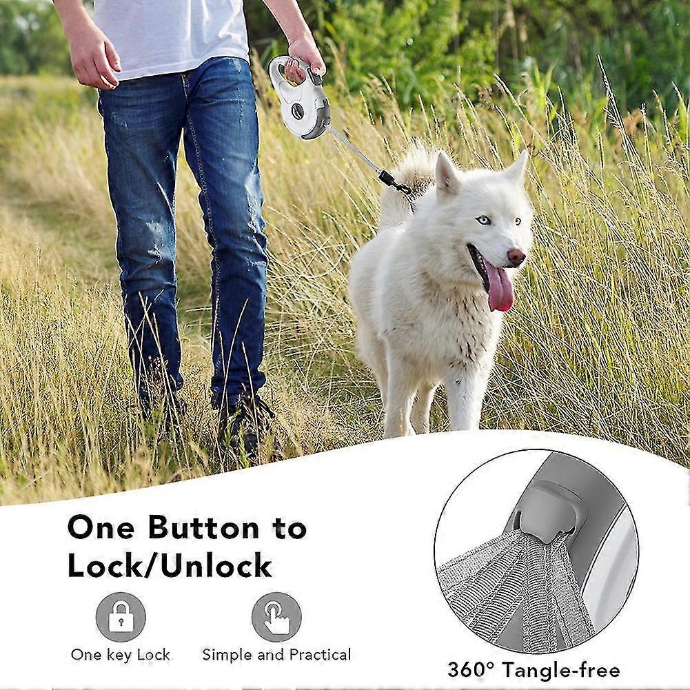 Guinzaglio per cani automatico retrattile nylon piombo estensione