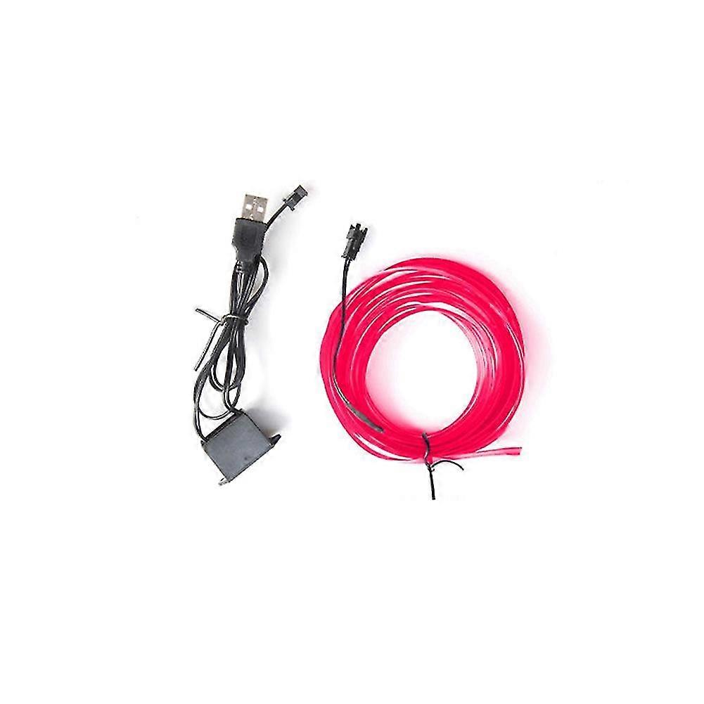 In-car Usb Car Led Without Brea Modificat (red)