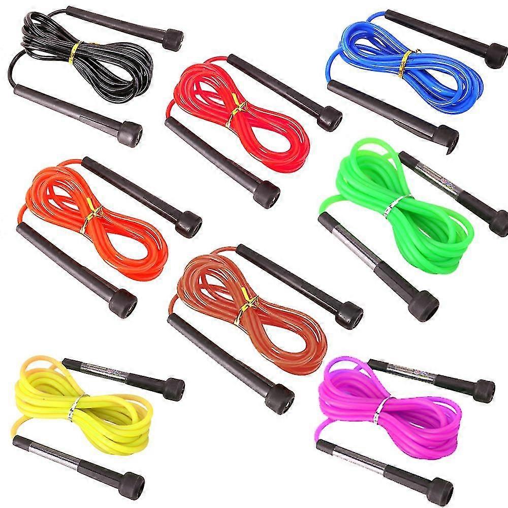 8 Pack Corda regolabile in PVC per il cardio fitness - Regalo di Natale - Grande corda da salto per l'esercizio