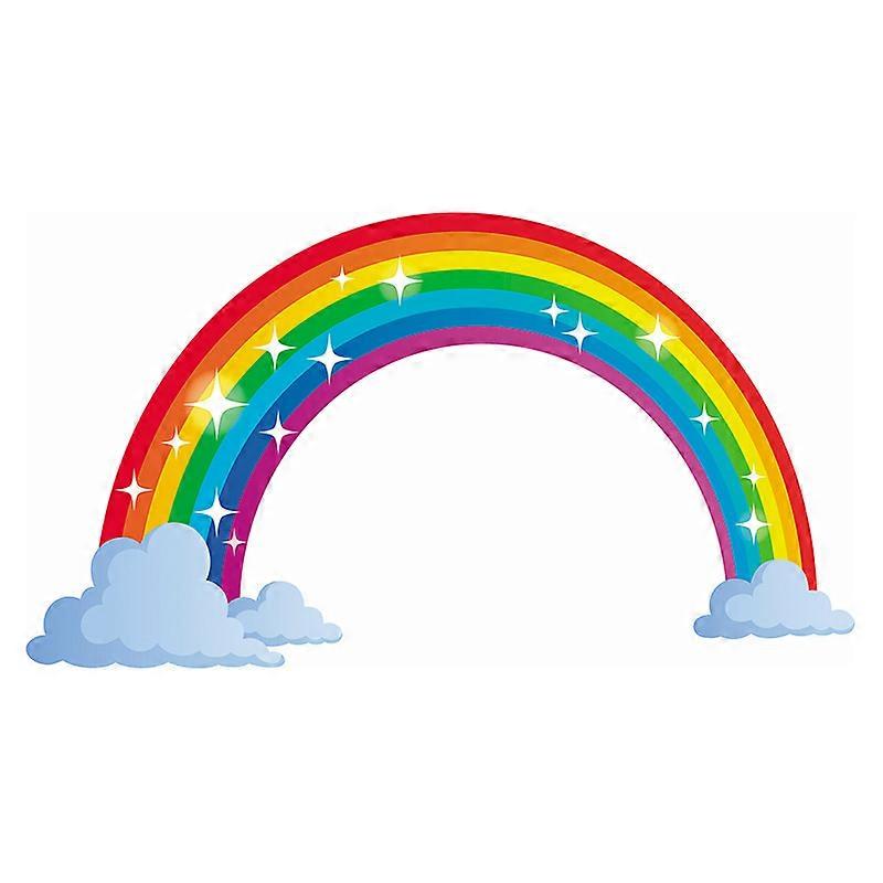1pc Rainbow Mini Stars Clouds Wall Decal