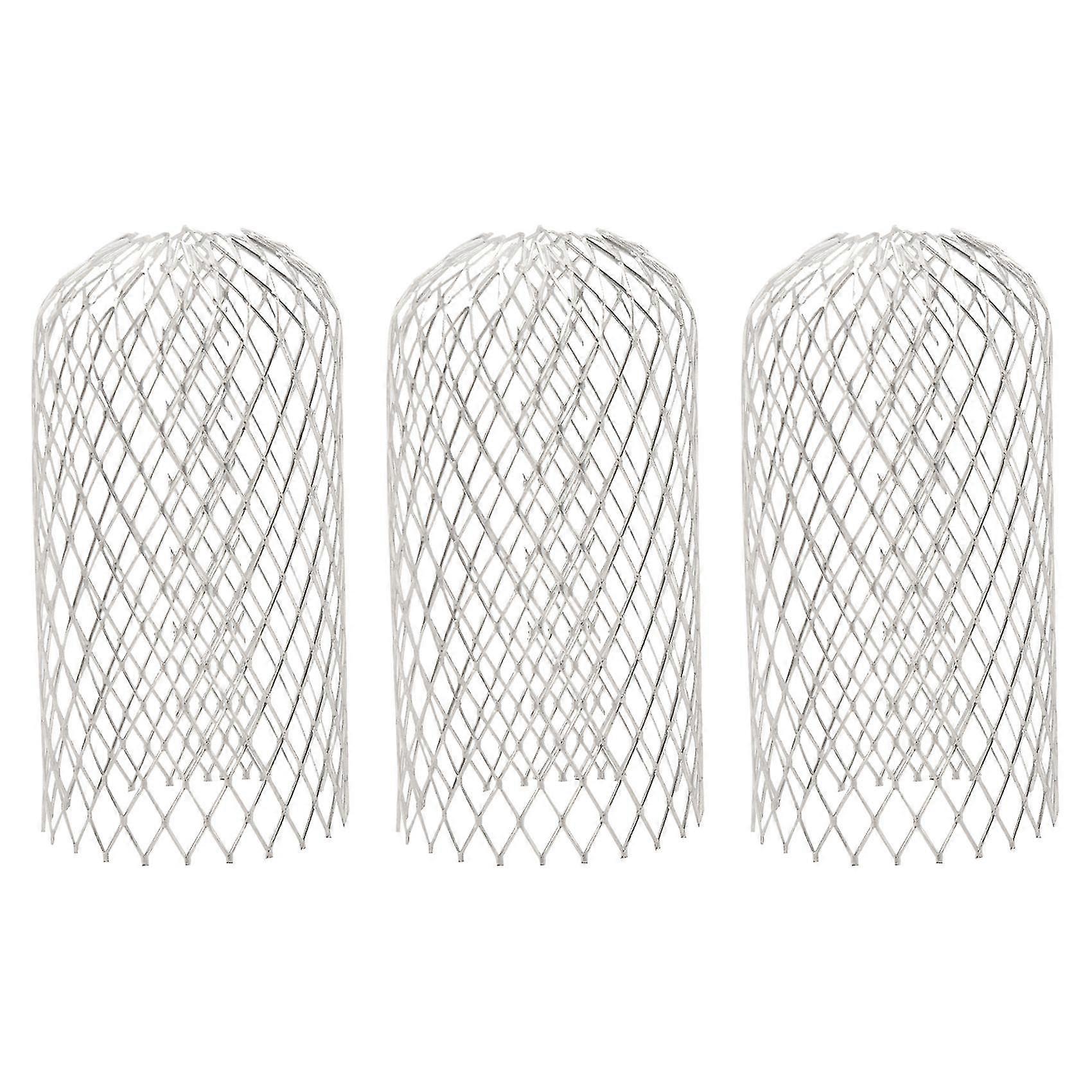 3pcs Roof Gutter Guard Filters 3 Inch Expand Aluminum Filter Strainer Anti - Blocking Leaf Drains D