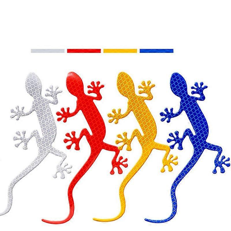 Sticker - Car Sticker - Lizard - JDM - Die Cut - Car - Window - Laptop - Window Yellow Red Blue White
