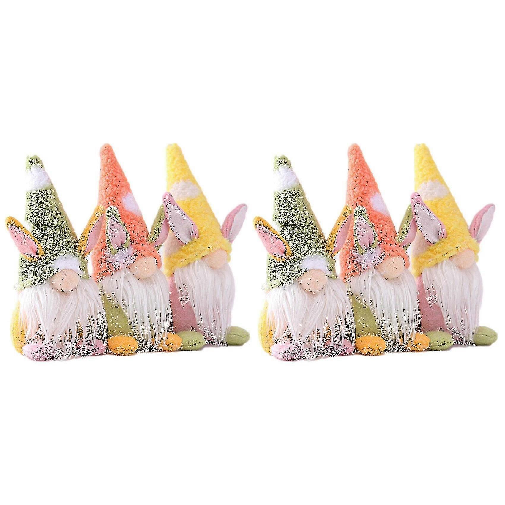 Compatible With6pcs  Bunny Gnome Plush  Bunny Doll  Decorations