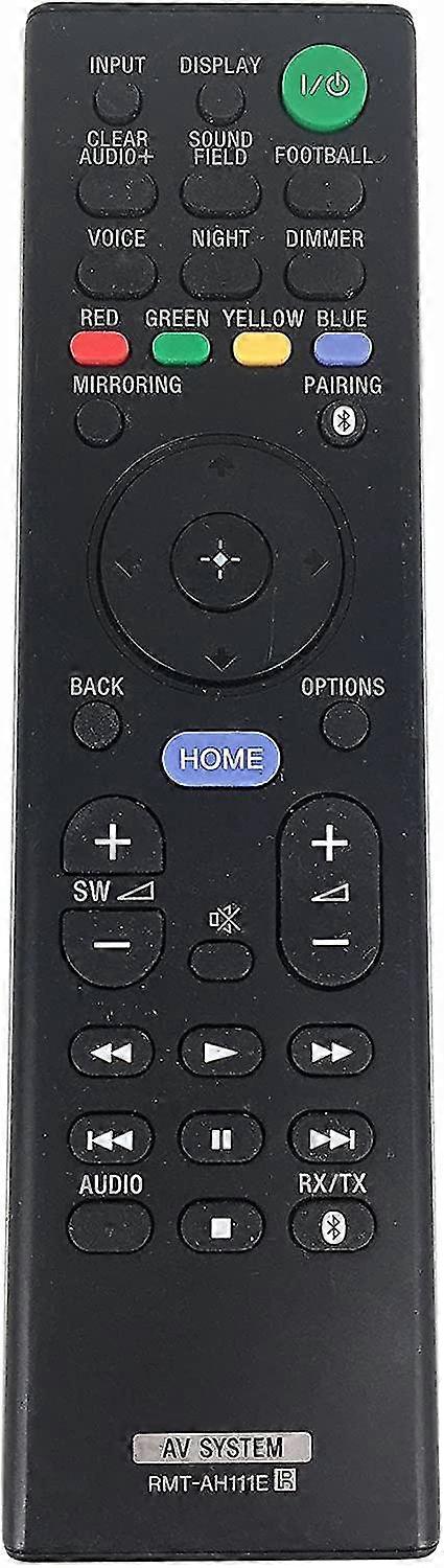 Rmt-ah111e Remote Control For Sony Av System Audio Remote Controller Chumian