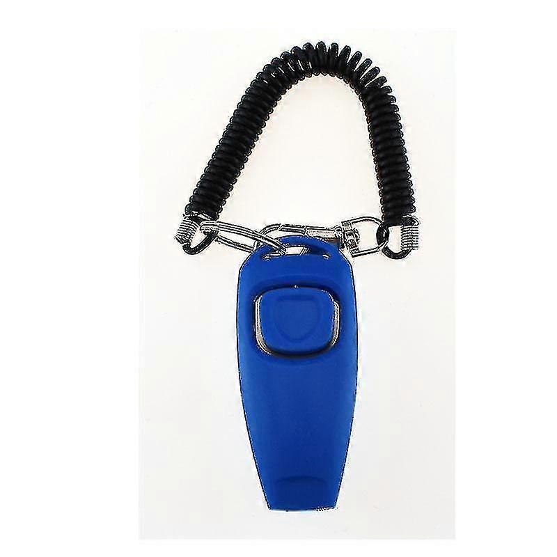 Two-In-One Clicker Pet Training Clicker Pet Clicker Whistle Dog Training Whistle Yellow