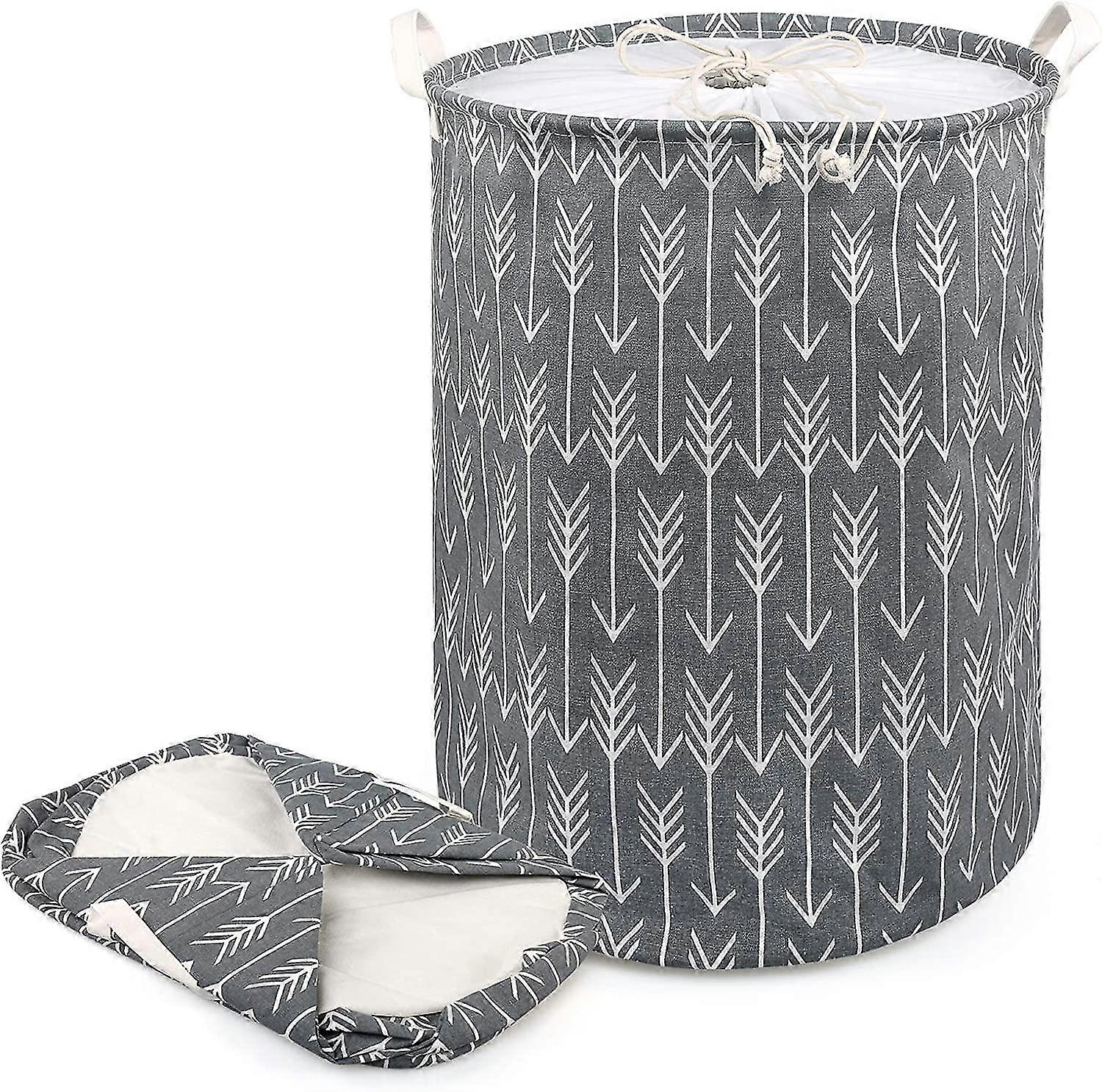 Collapsible Laundry Hamper Fabric Laundry Bag Collapsible Storage Bin With Drawstring Closure Handles, Large Capacity Laundry Bins, Waterproof Interio