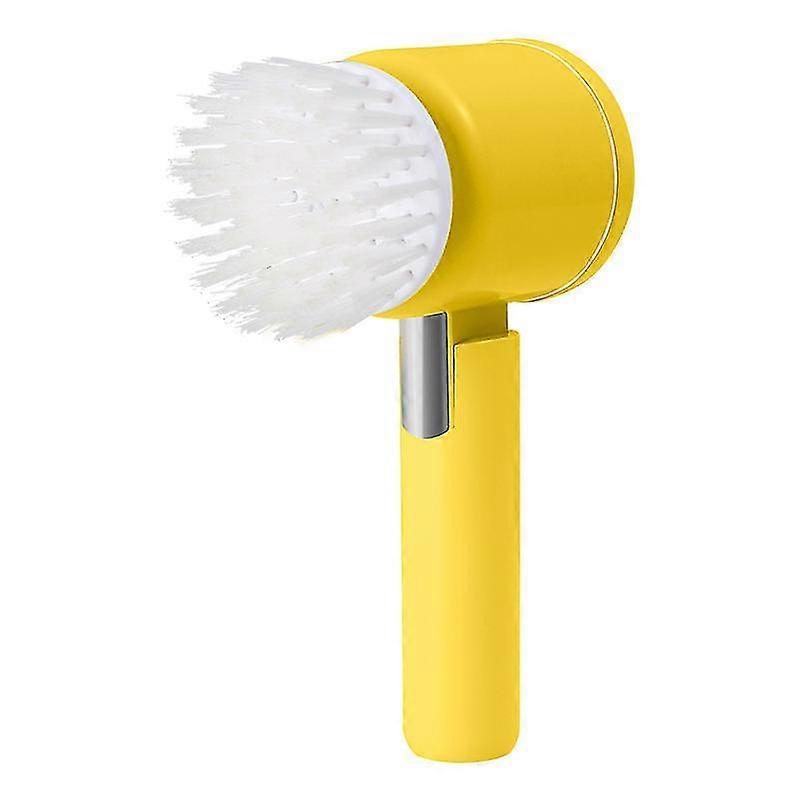 Portable Electric Cleaning Brush, Yellow